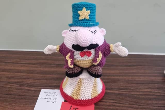 First prize winner in the craft category went to Shirley Rowley, of Witham St Hughs WI. Photo: Janis Tunaley