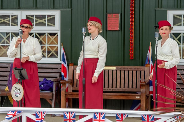The Blighty Belles' provided some songs from the war-time era.