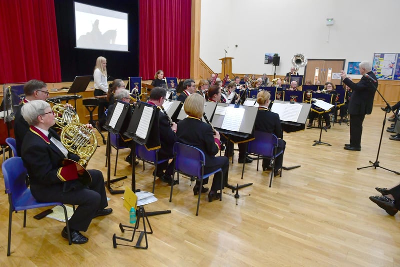 Sleaford Concert Band at the Poppy Prom. Photo: David Dawson