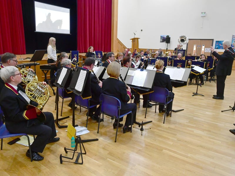 Sleaford Concert Band at the Poppy Prom. Photo: David Dawson