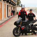 Ready for the new season - Peter Hickman with Richard Cooper - Photo by PHR Performance
