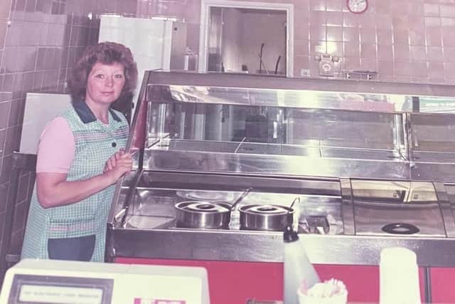 Sharon's mum, Edna Parkinson, who started the business with husband Dave.