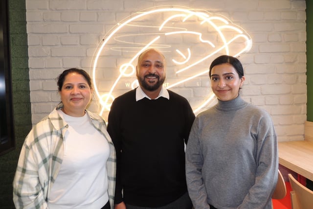 A family business - from left - Kam, Sukhy and Simran Bains.