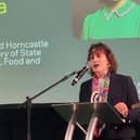 MP Victoria Atkins speaking at the recent Lincolnshire Farming Conference.