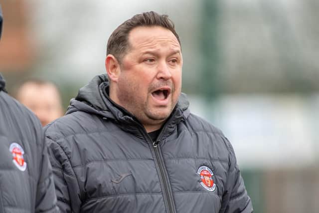 Skegness Town manager Chris Rawlinson welcomes Belper Town this weekend.