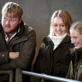 Caitlyn Bartlett with Kaleb Cooper and Caitlin Oxton. Photos by Paul Nicholls.
