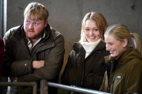 Caitlyn Bartlett with Kaleb Cooper and Caitlin Oxton. Photos by Paul Nicholls.