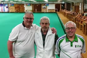 Victorious Parthians rink against Invaders, with Nic Wood, Ron Moore and Pete Sharman