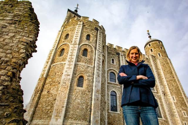 Tracy at the Tower of London