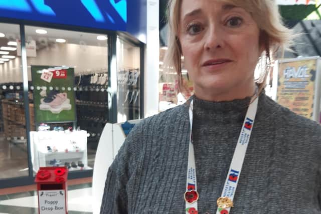 Louise Clarkson, secretary of the Skegness branch of the Royal British Legion.
