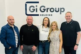 Left to right, Pete Taylor, Andrew Whittle, Emma-Louise Taylor, Lauren Mcneal, Andy Carpenter