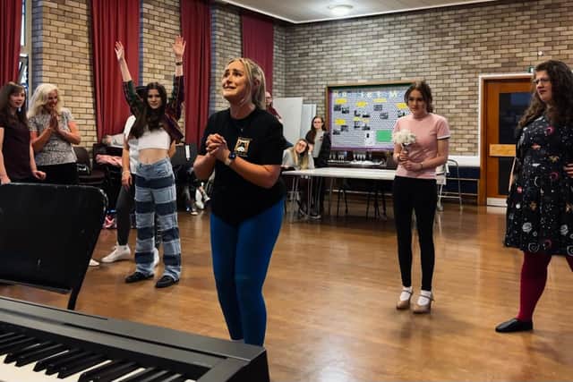 Members of Gainsborough Musical Theatre Society are in rehearsals for their production of The Addams Family.
