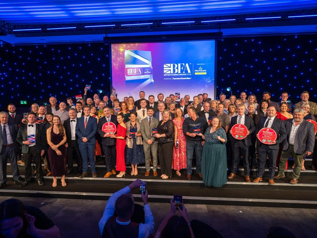 All the winners at the British Farming Awards.