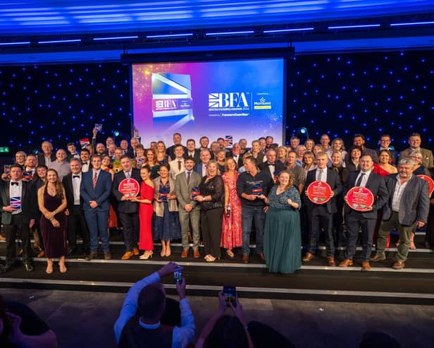 All the winners at the British Farming Awards.