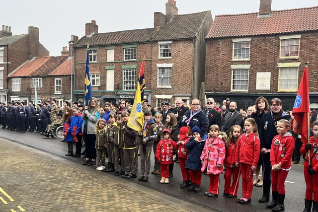 Horncastle's Brownies and Rainbow's were involved in the parade.