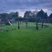 The play equipment due to be replaced at Billinghay.