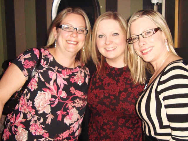 A trio that appeared in Louth Leader's Big Night Out feature.