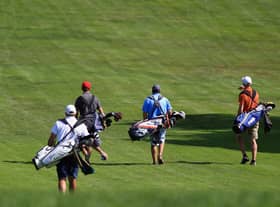Golf is expected to be one of the first sports allowed to resume as lockdown restrictions are eased. (Photo by Bruce Bennett/Getty Images)