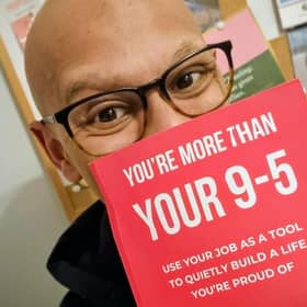 David Oliveira and his self-help book giving advice on creating a second income stream in a cost of living crisis.