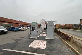 Four rapid charging stations have been installed in Gainsborough