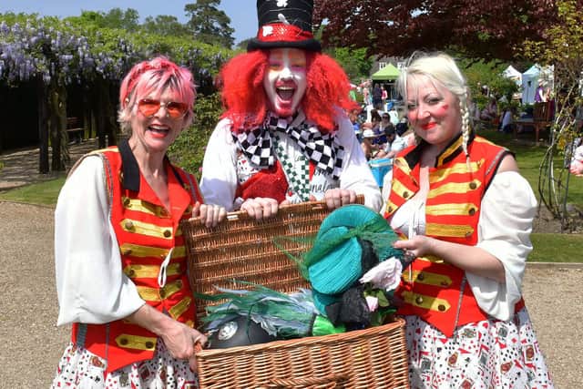 Kirsty, Tim and Beth from Rhubarb Theatre.