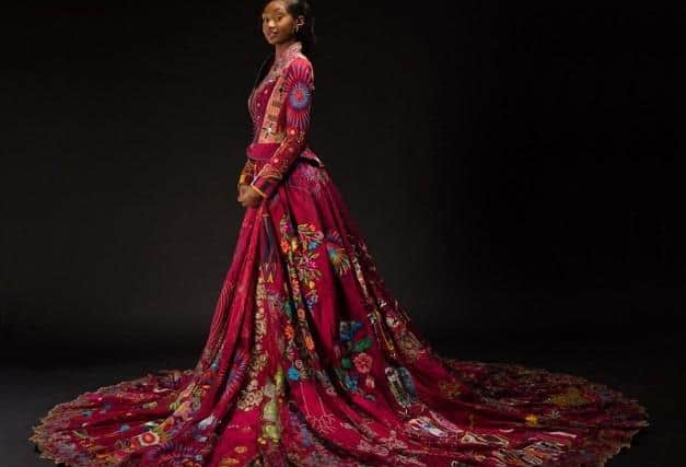 The unique dress will be in Horncastle for just one day