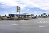 A computer-generated image of how the Aldi store in Horncastle would have looked under its original plans.