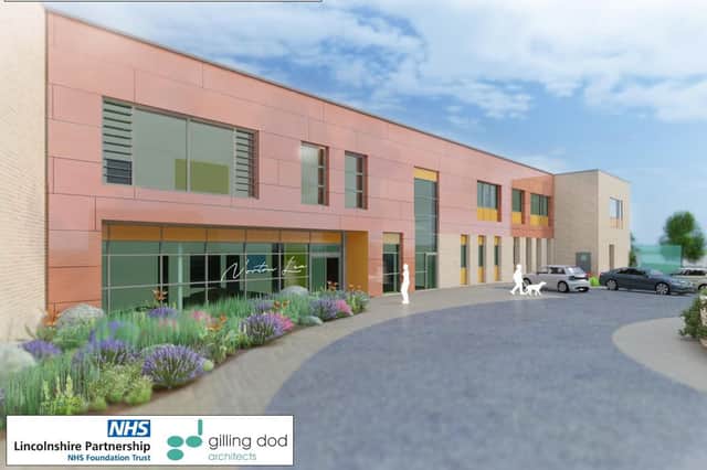 An artist's impression of the new mental health facility.