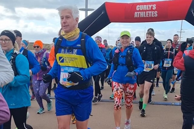 The start of the Great British Seaside Marathon.