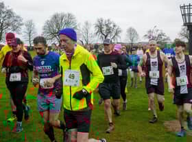 The runners set off on the Caythorpe Dash. Photos: Richard Hall