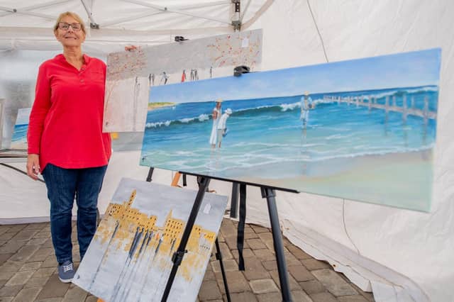 Jane Hancock, of Swineshead Art Group.