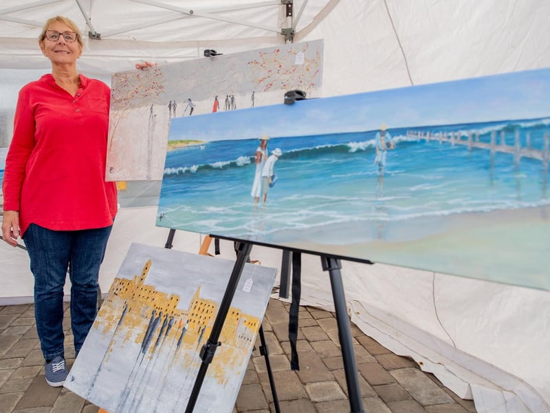 Jane Hancock, of Swineshead Art Group.