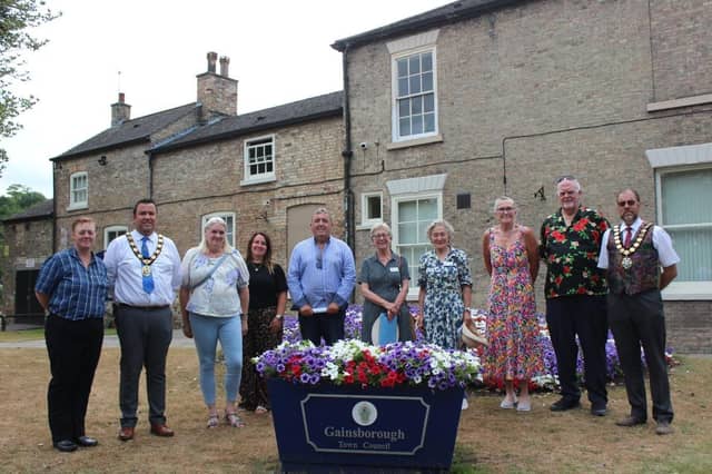 Judges from The Royal Horticultural Society (RHS) were given a tour of Gainsborough as part of East Midlands in Bloom