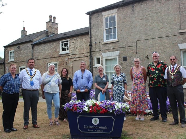 Judges from The Royal Horticultural Society (RHS) were given a tour of Gainsborough as part of East Midlands in Bloom