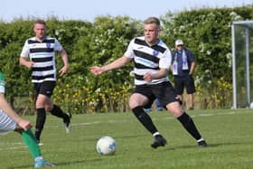 Alex Carter - outrageous backheel for opening goal against Tetney.