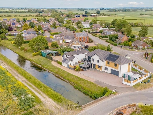 The home and its surroundings.