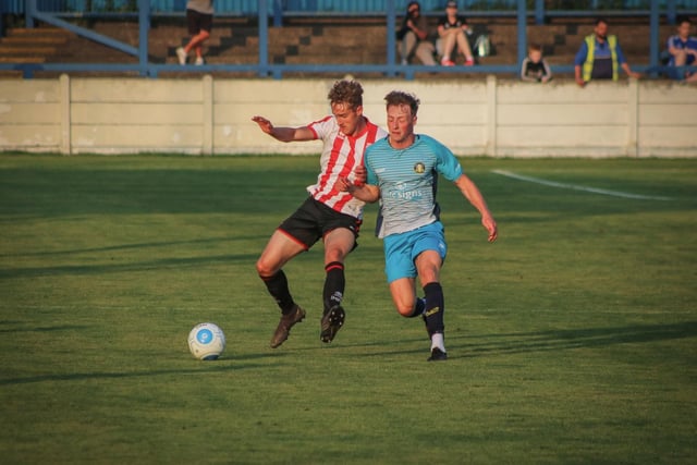 Gainsborough Trinity got the better of a youthful Lincoln City in the county cup.