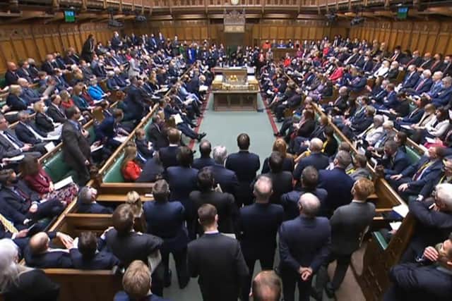 Prime Minister Boris Johnson speaks during Prime Minister's Questions in the House of Commons, London. Picture date: Wednesday January 19, 2022.