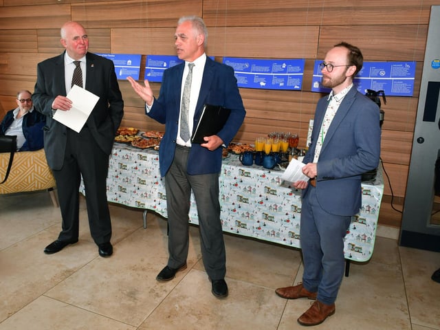 The launch of the Inns on the Edge exhibition at North Sea Observatory