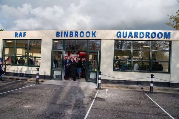 The guardroom at former RAF Binbrook has been restored. Image: His Church