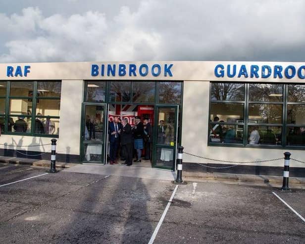 The guardroom at former RAF Binbrook has been restored. Image: His Church