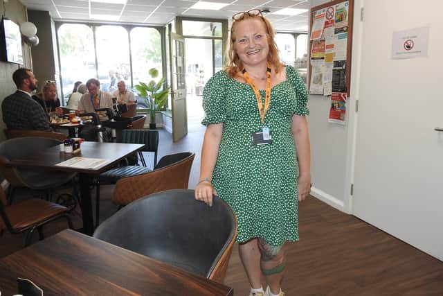 Lisa Gough, supervisor at The Grange Cafe and Hub.