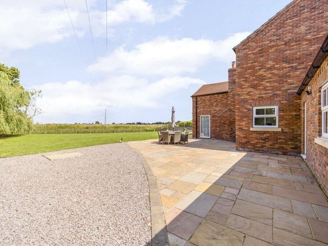 An area of terrace.