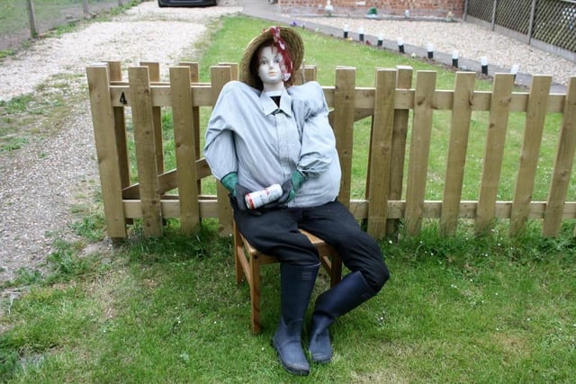 One of the scarecrows in this year's competition