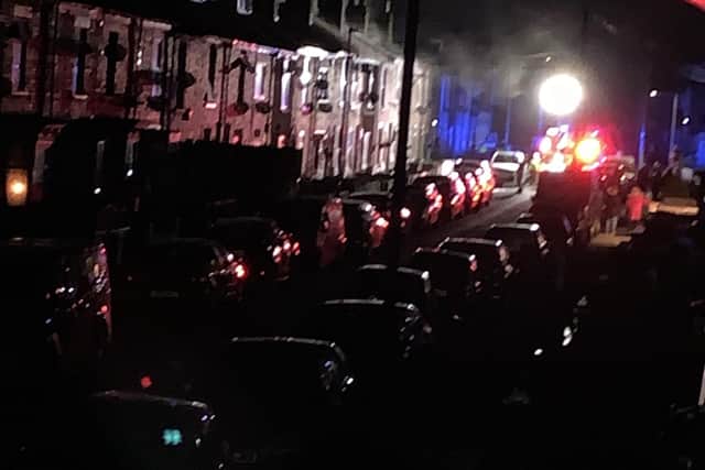 Firefighters were called to a house in Stanley Street, Gainsborough. Photo by Alison Hedison.