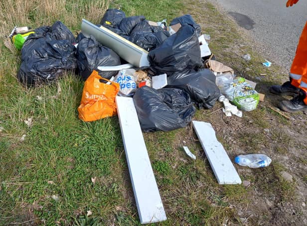 A Gainsborough man who stored waste at his home which was later fly-tipped has been fined