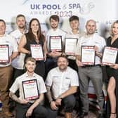 The 1 Stop Spas team at the pol and spa awards.