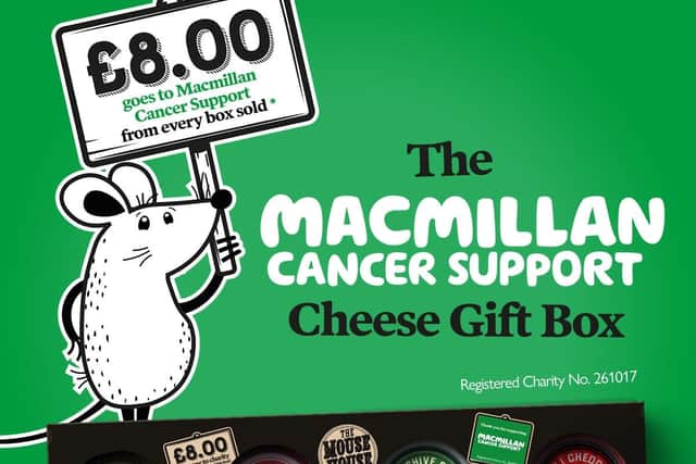 The Mouse House MacMillan Charity Box.