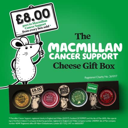 The Mouse House MacMillan Charity Box.