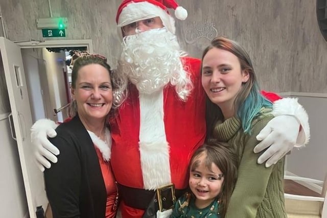 Santa with Hayley, Issac and Phoebe  Peace .